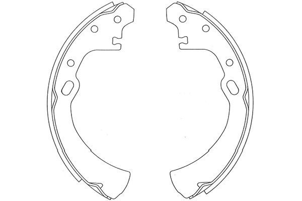 KAVO PARTS Jarrukenkäsarja BS-7417